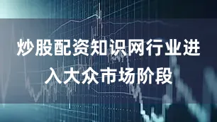 炒股配资知识网行业进入大众市场阶段